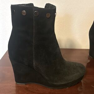 Tootsies Black Suede Booties